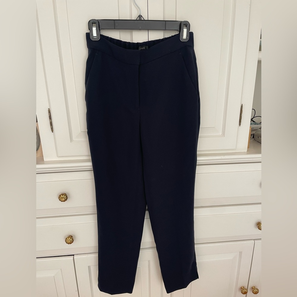 J crew navy pants sz 0